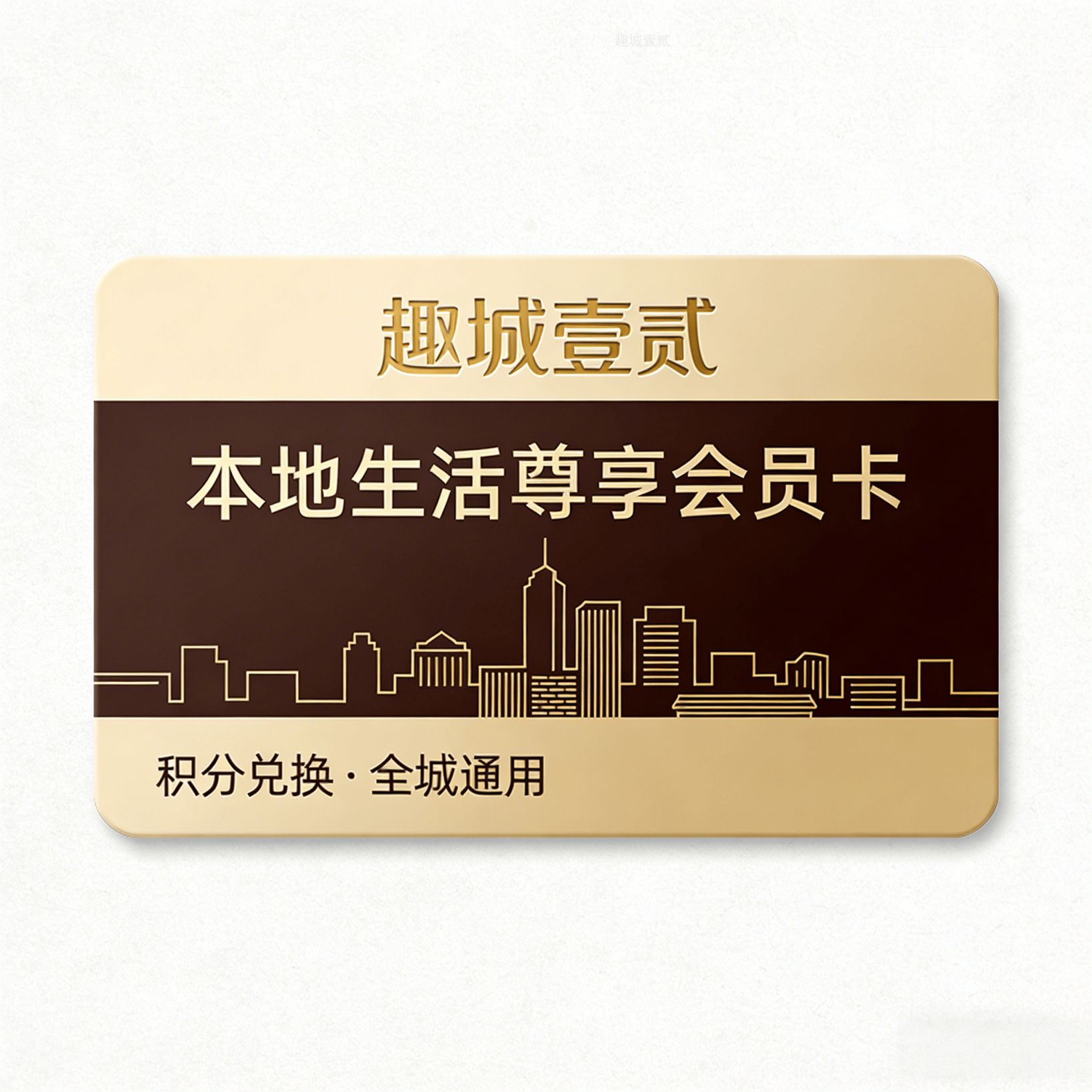 趣城壹级会员卡 · 一级